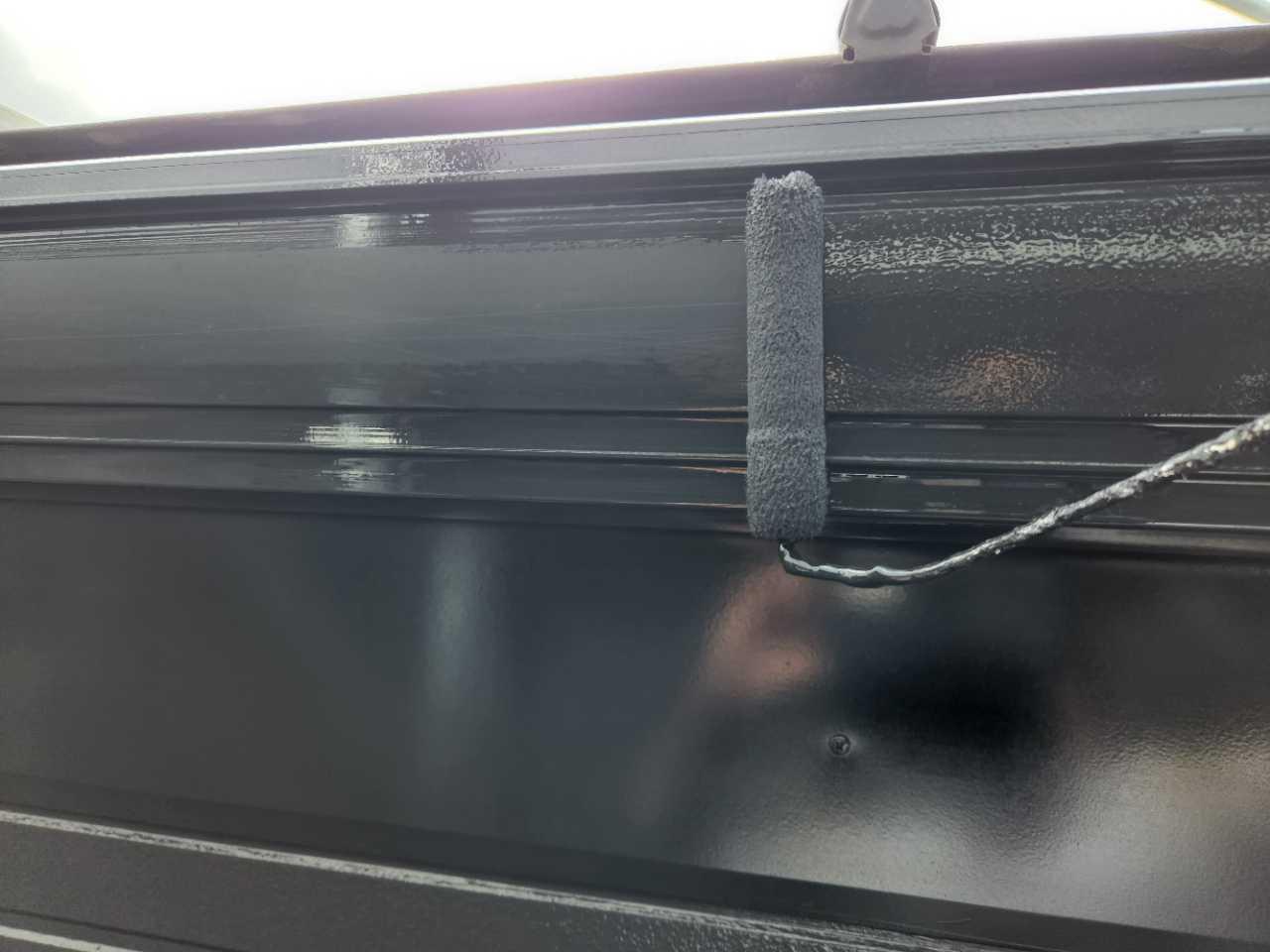 【雨樋塗装】下塗り