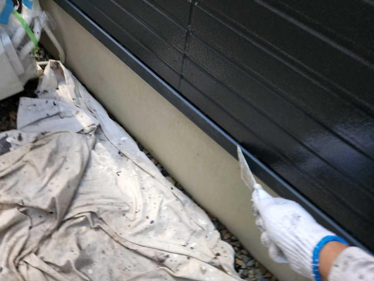 【水切り塗装】ケレン作業