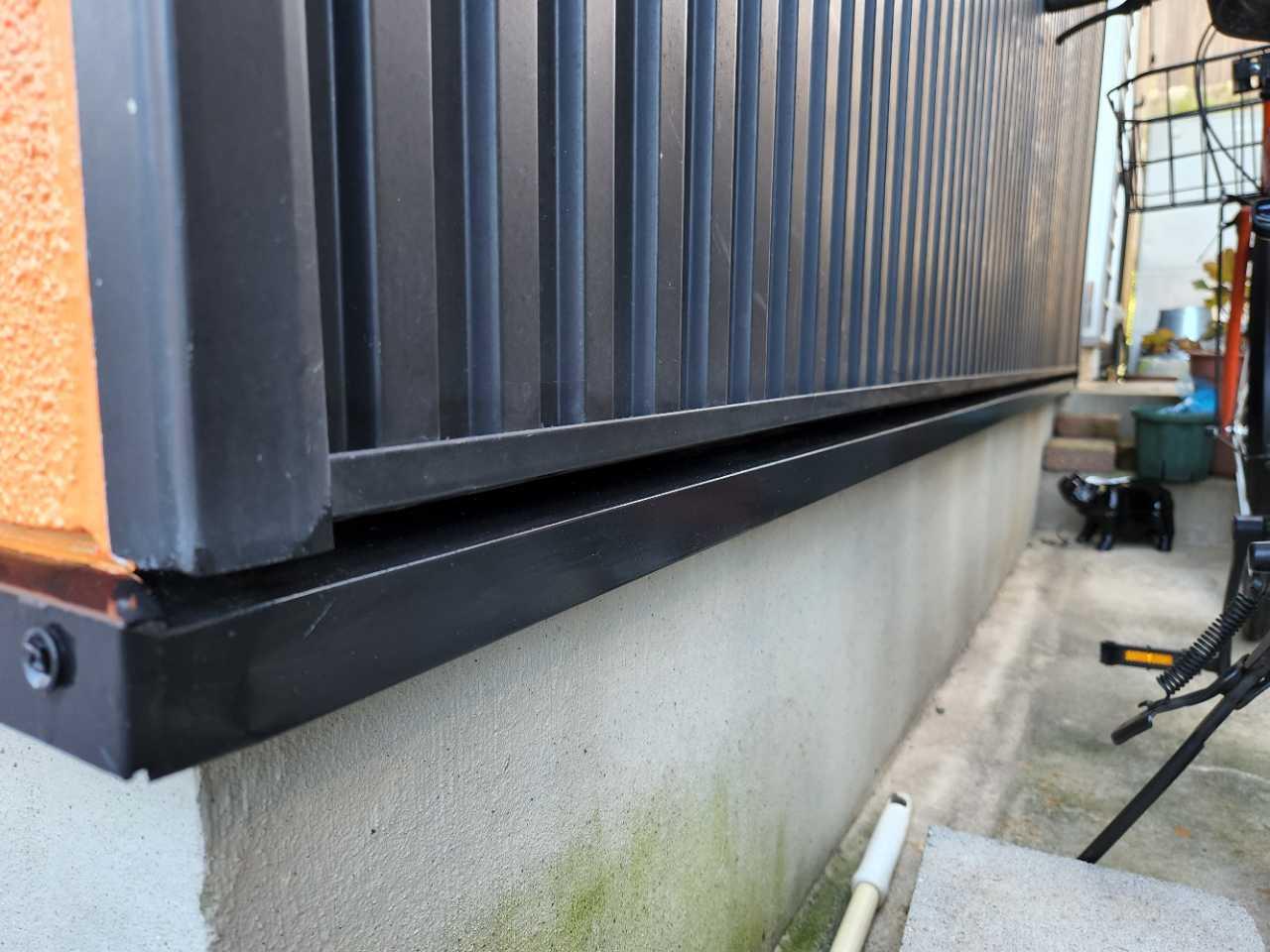 【水切り塗装】完了