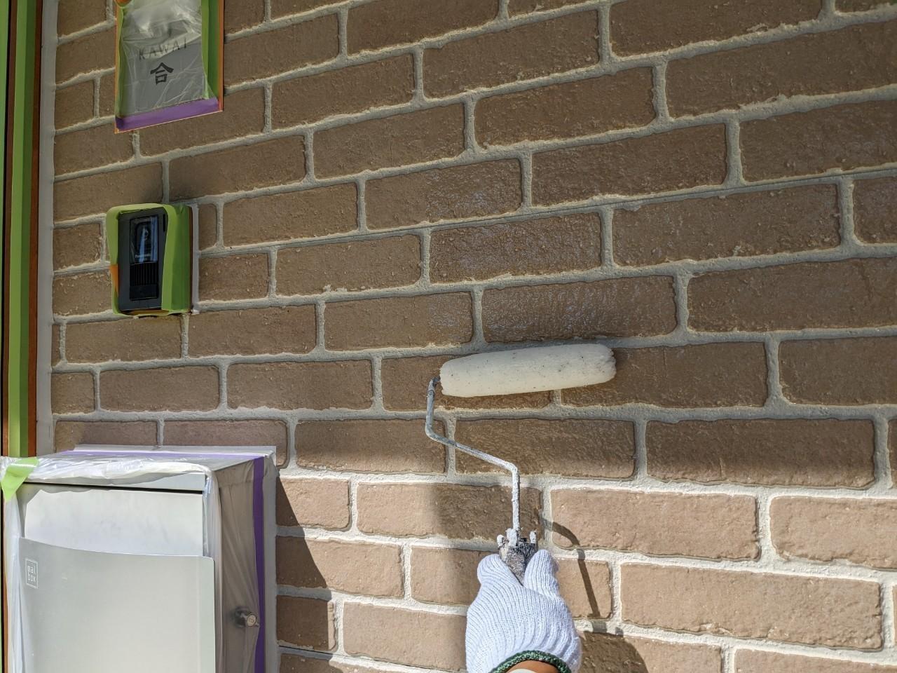 【外壁塗装1】上塗り