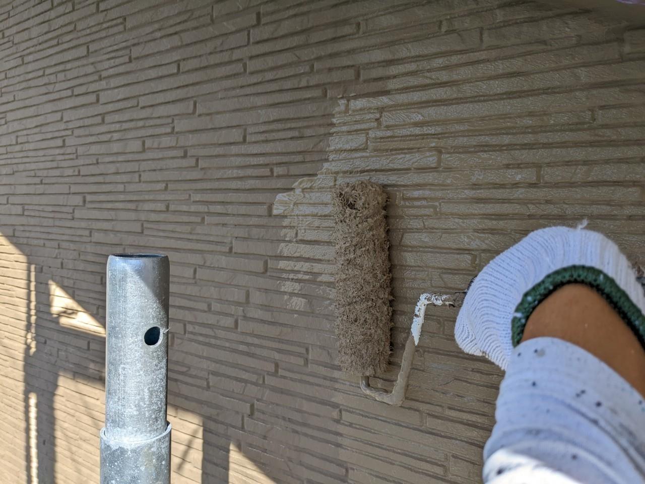 【外壁塗装2】上塗り