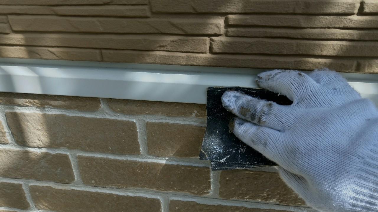 【水切り塗装】ケレン作業