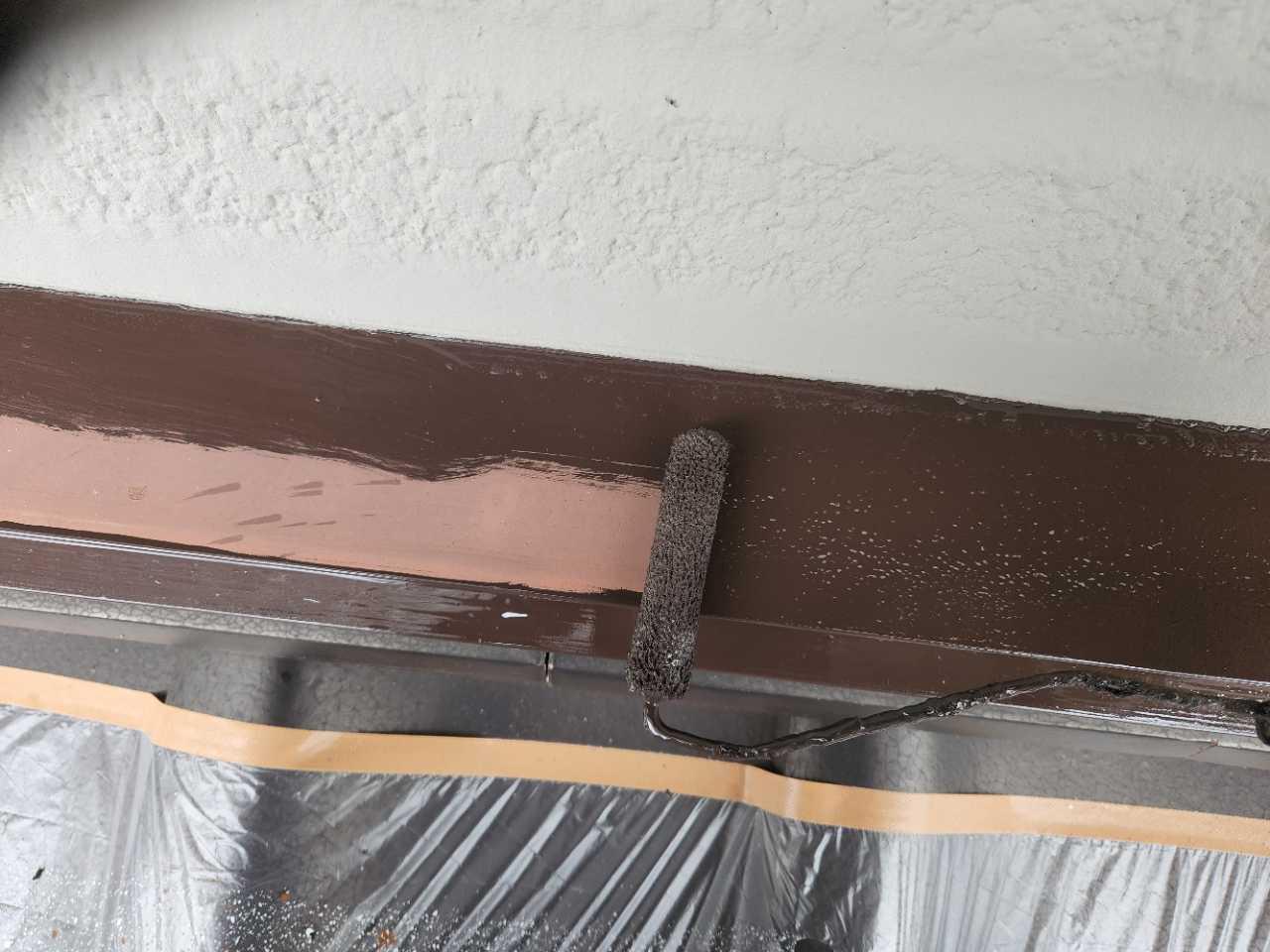 【熨斗板金塗装】仕上げ塗装1回目