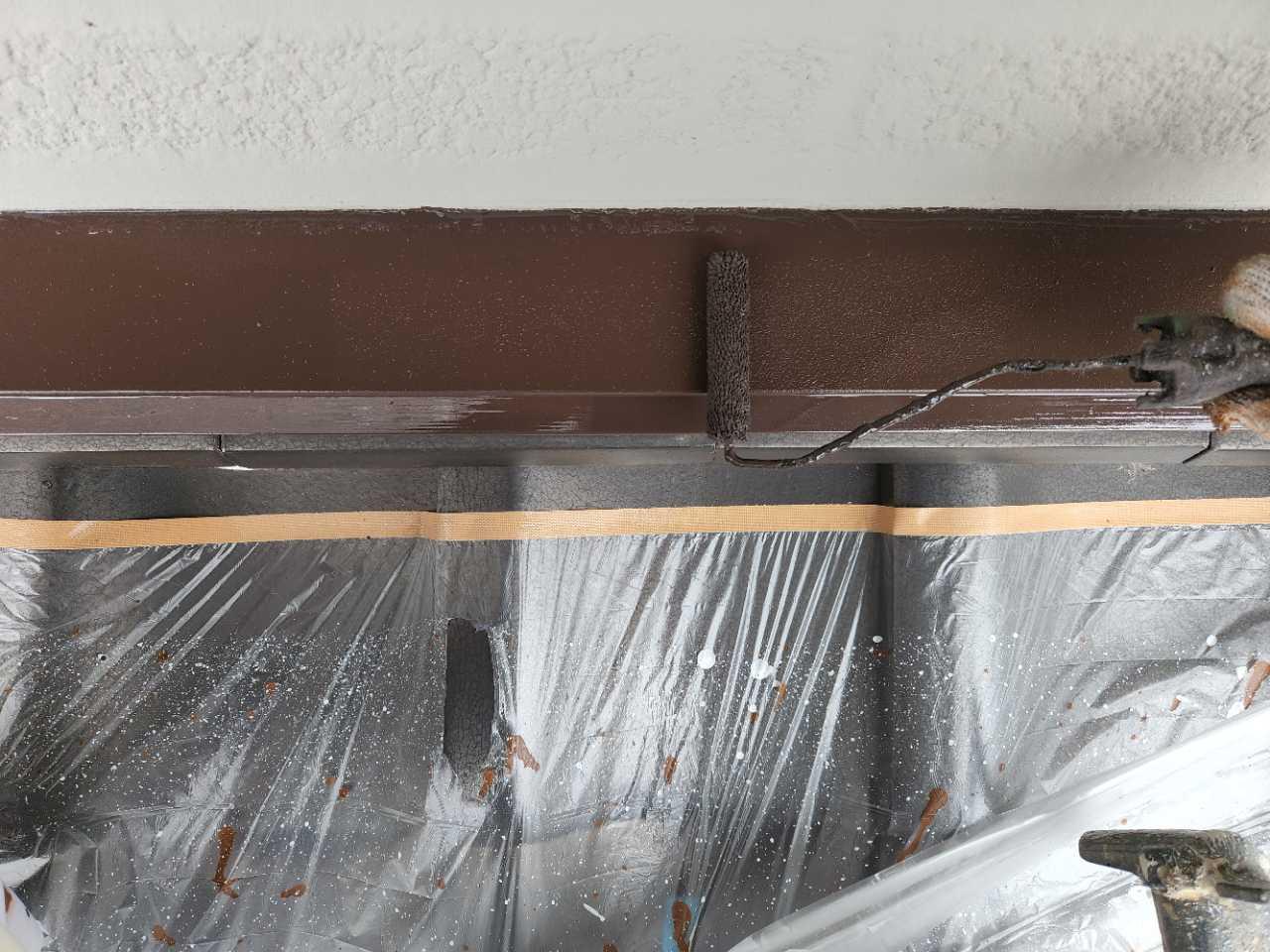 【熨斗板金塗装】仕上げ塗装2回目