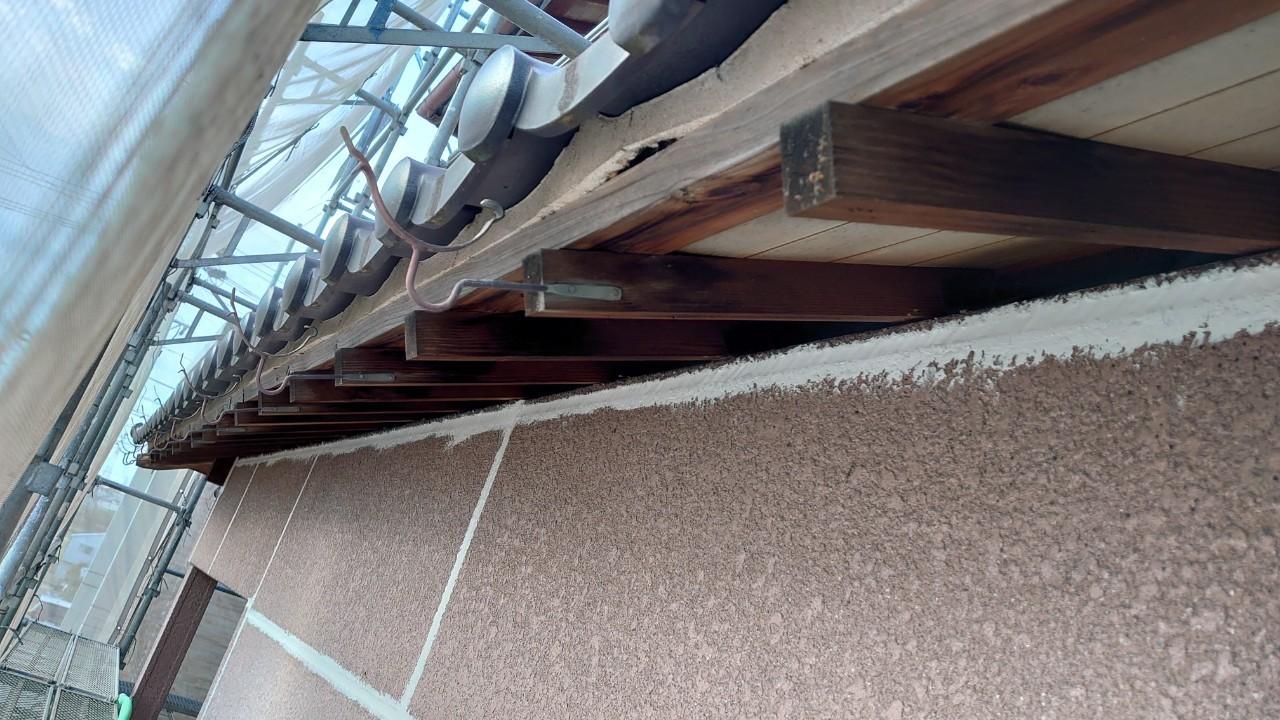 【漆喰工事】雀口完了