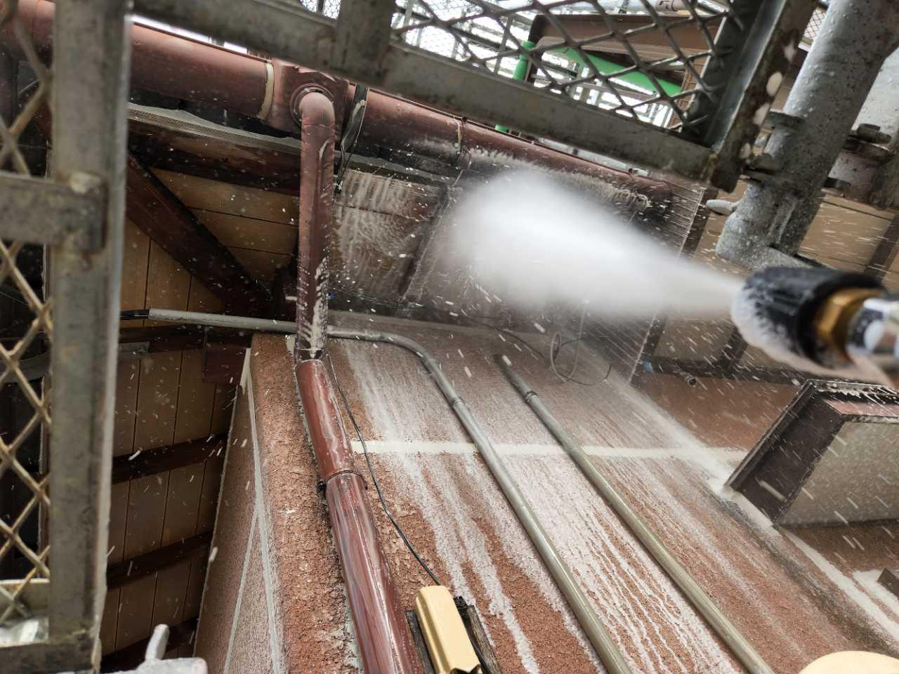 【その他洗浄】バイオ洗剤塗布