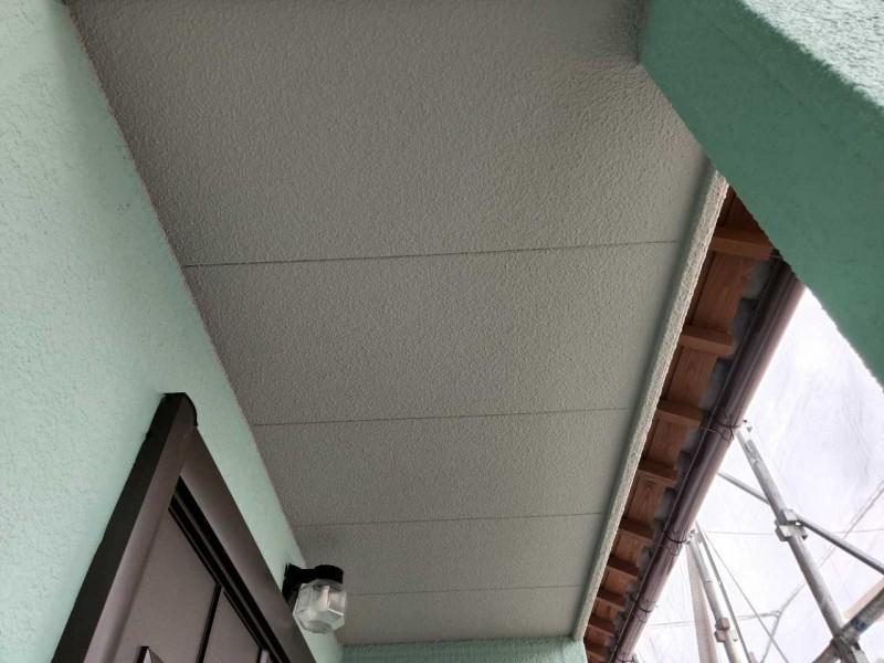 【軒天塗装】完了