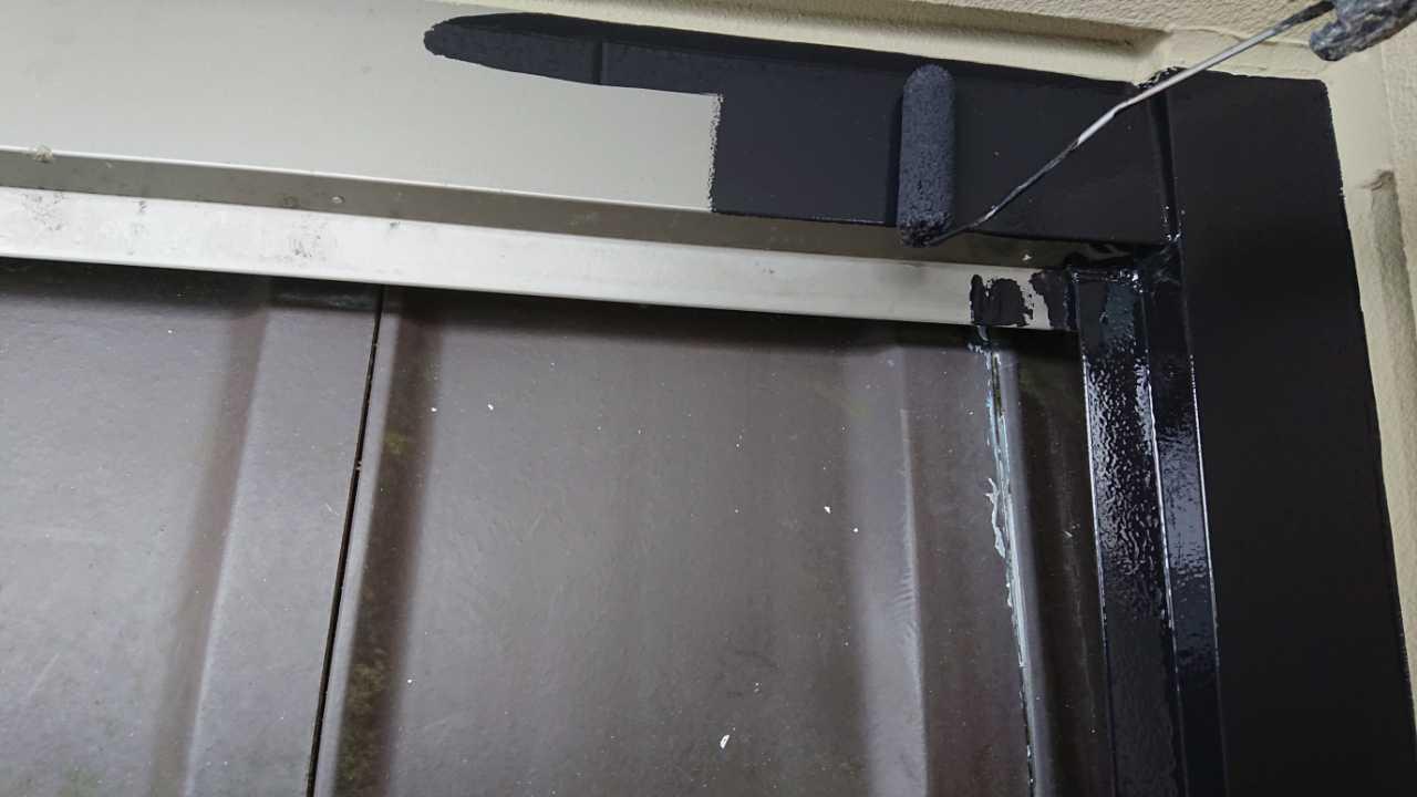 【熨斗板金塗装】仕上げ塗装1回目