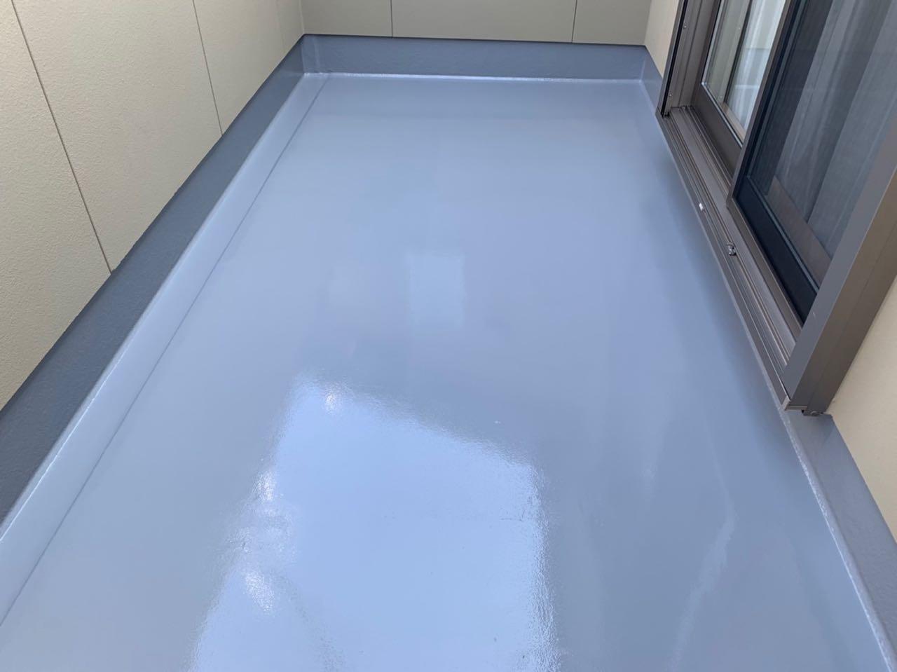 【防水工事】トップコート塗布