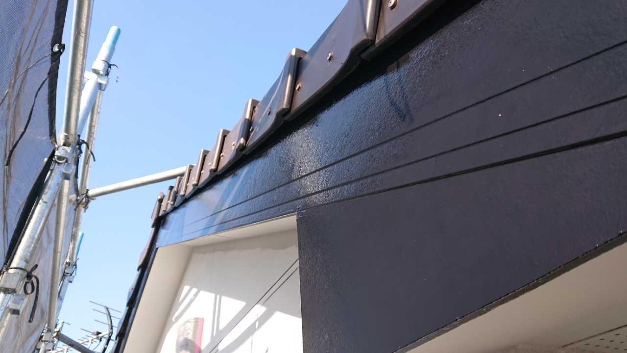 【破風・鼻隠し塗装】完了