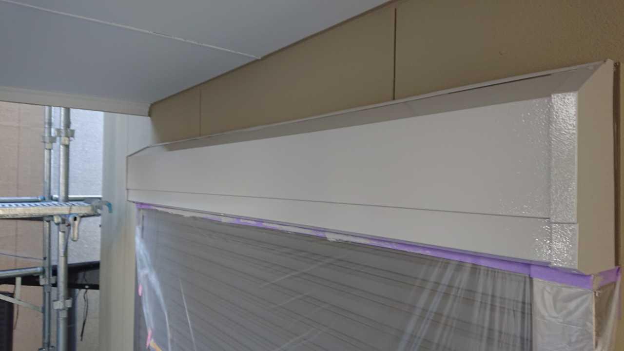 【シャッターボックス塗装】完了