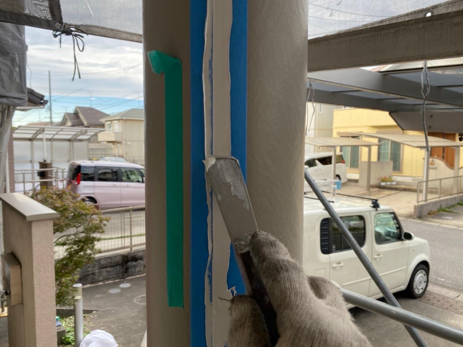 【シーリング工事】ヘラ押さえ