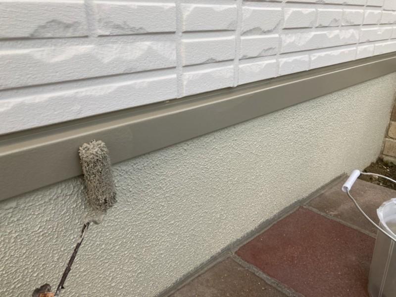 【水切り塗装】上塗り