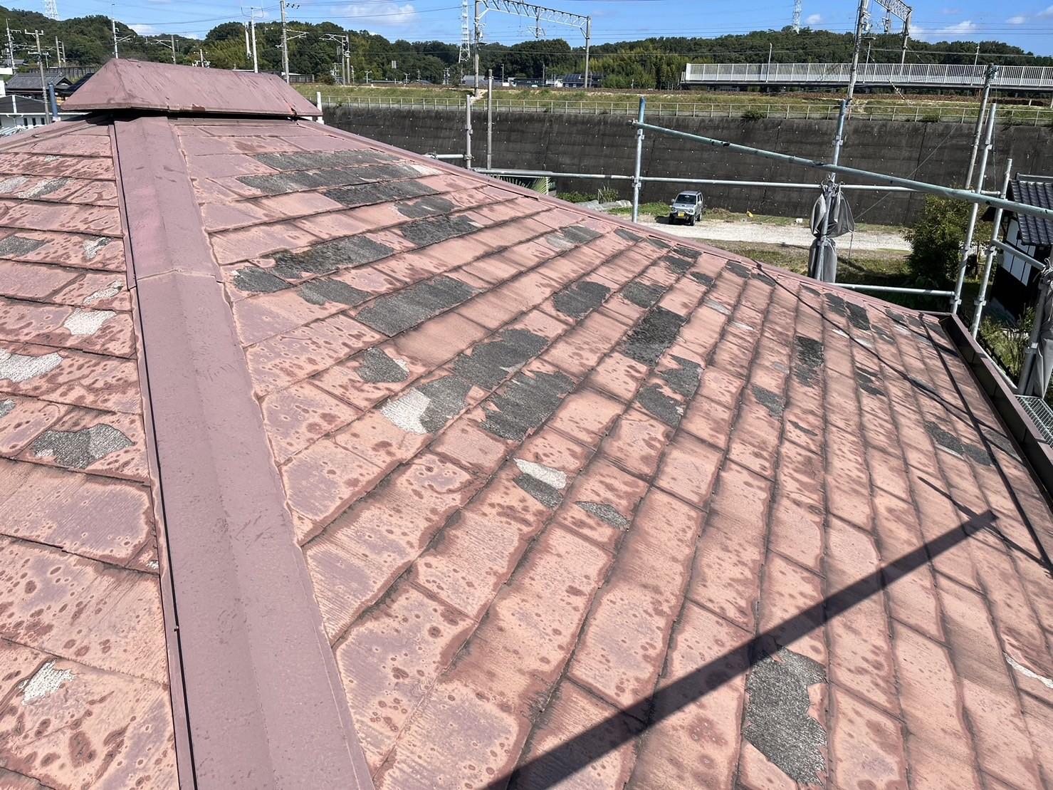 【屋根板金工事】施工前全景