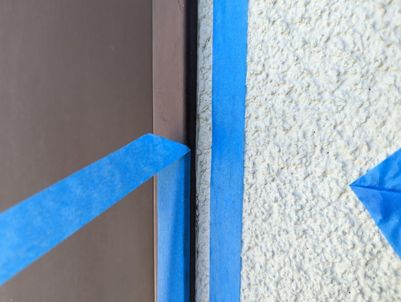 【シーリング工事】マスキング貼り