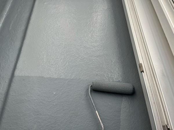 【防水工事】ウレタン防水塗布2回目