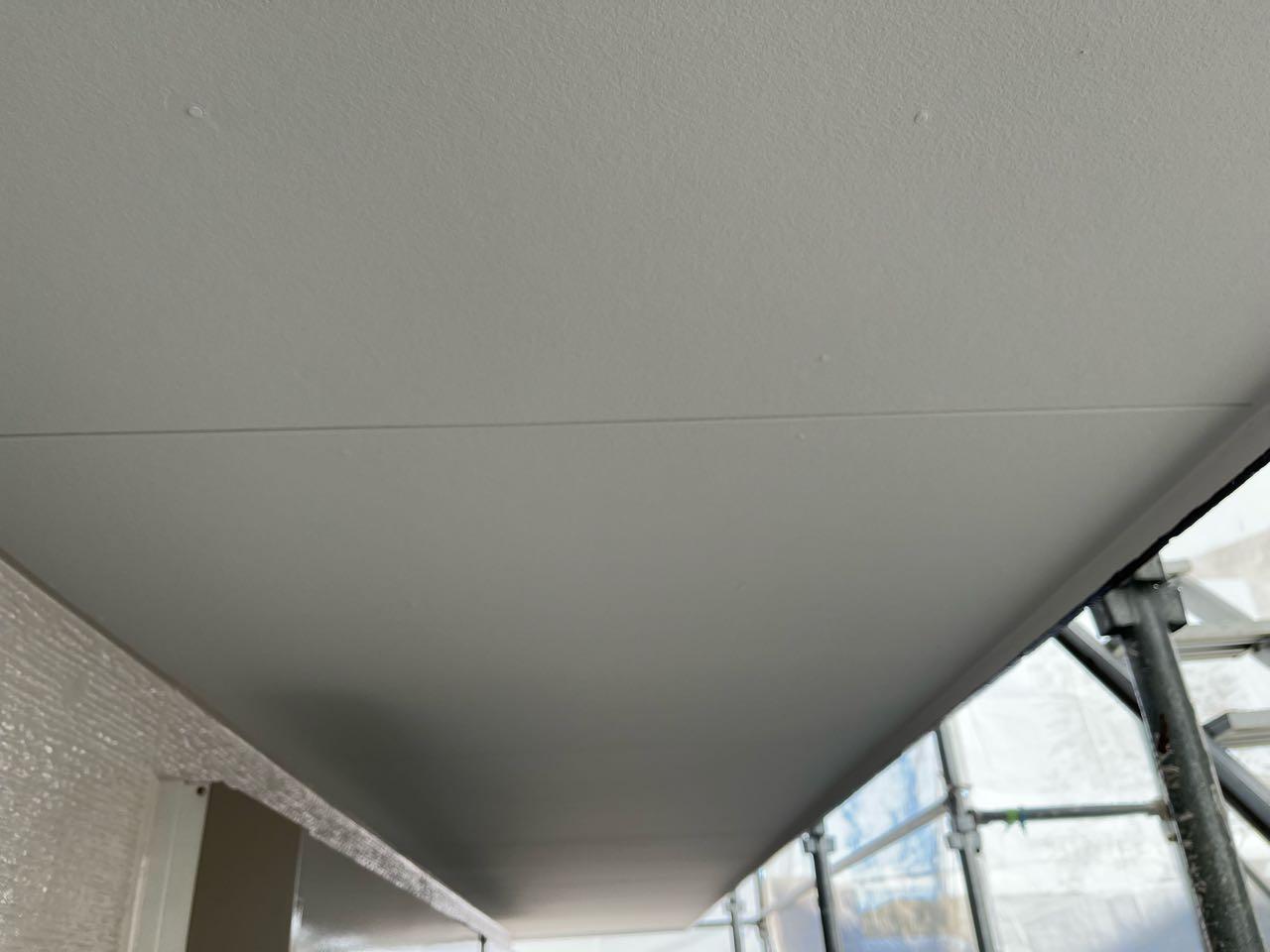 【軒天塗装】完了