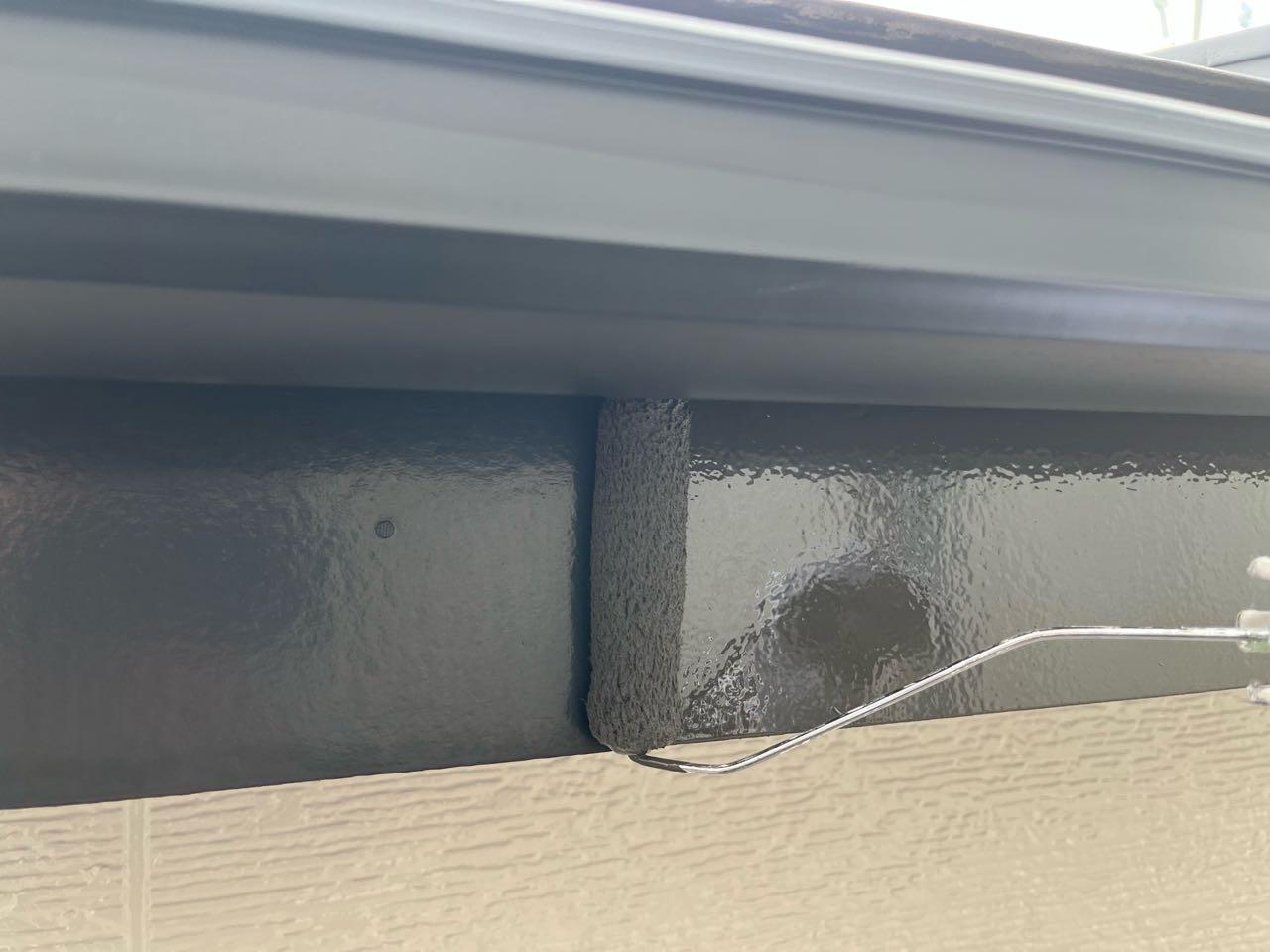 【破風・鼻隠し塗装】下塗り