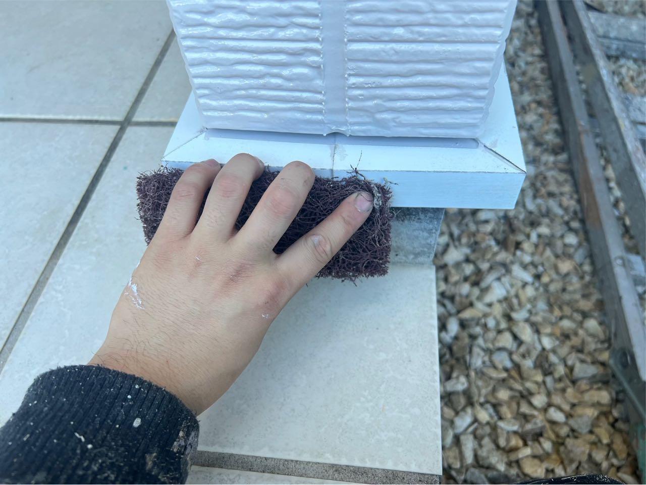 【水切り塗装】ケレン作業