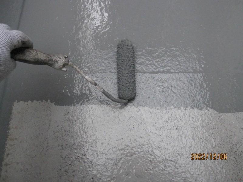 【防水工事】ウレタン防水塗布1回目