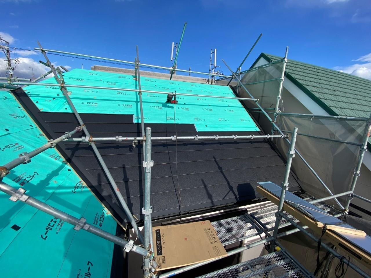 【屋根板金工事】屋根本体施工1