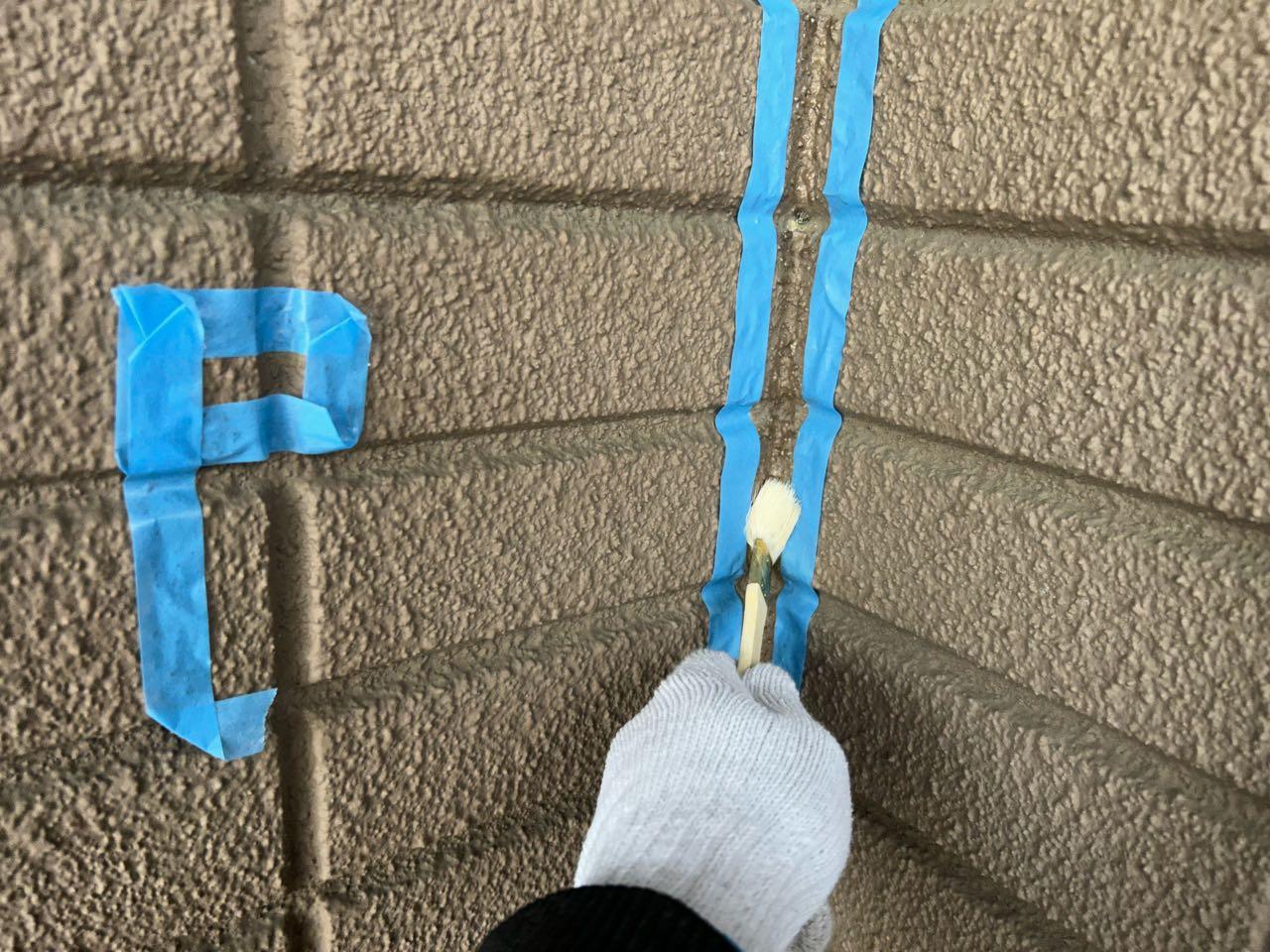 【シーリング工事】プライマー処理