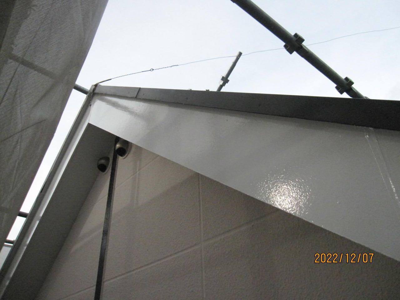 【破風・鼻隠し塗装】完了