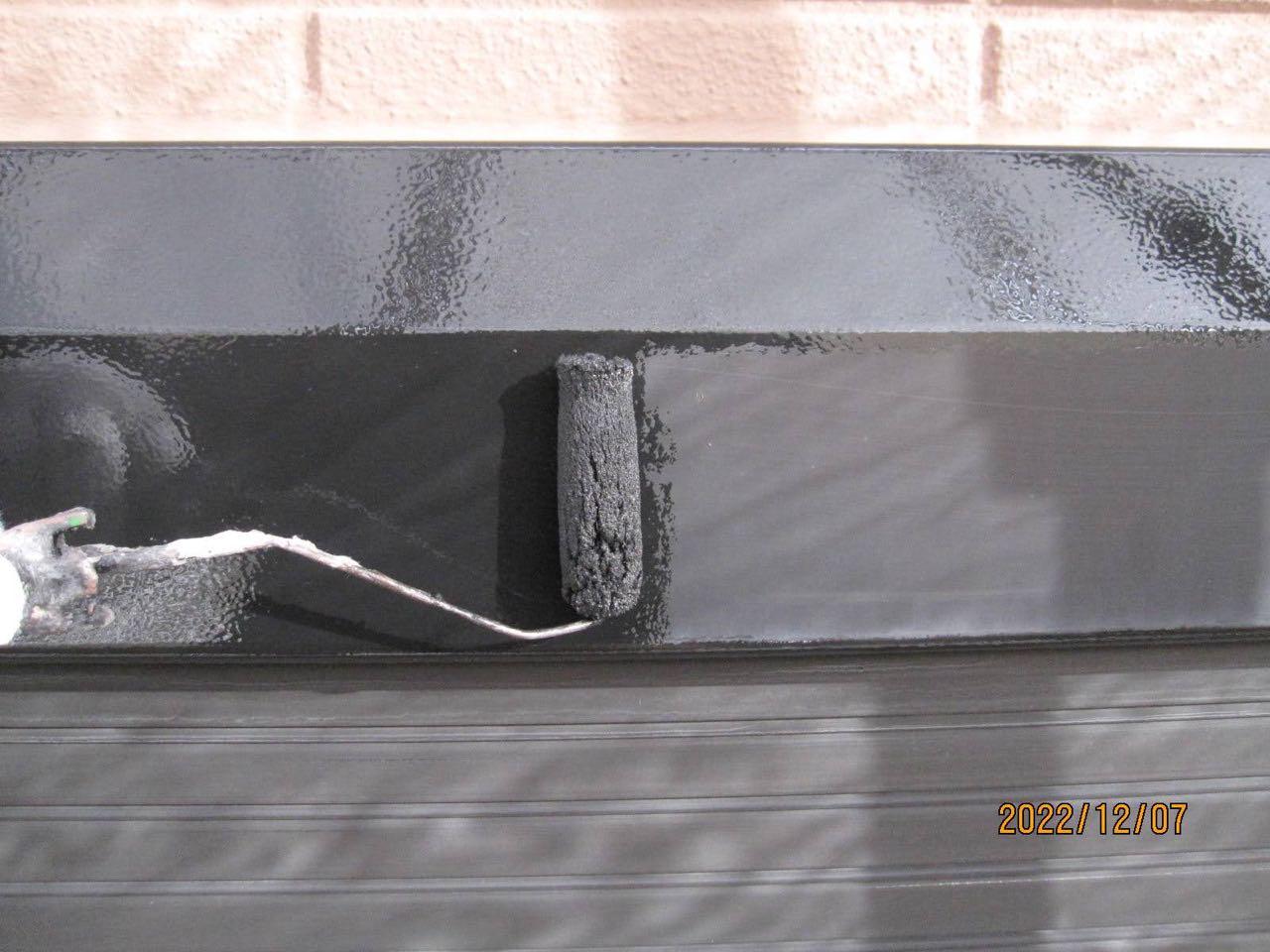 【シャッターボックス塗装】下塗り