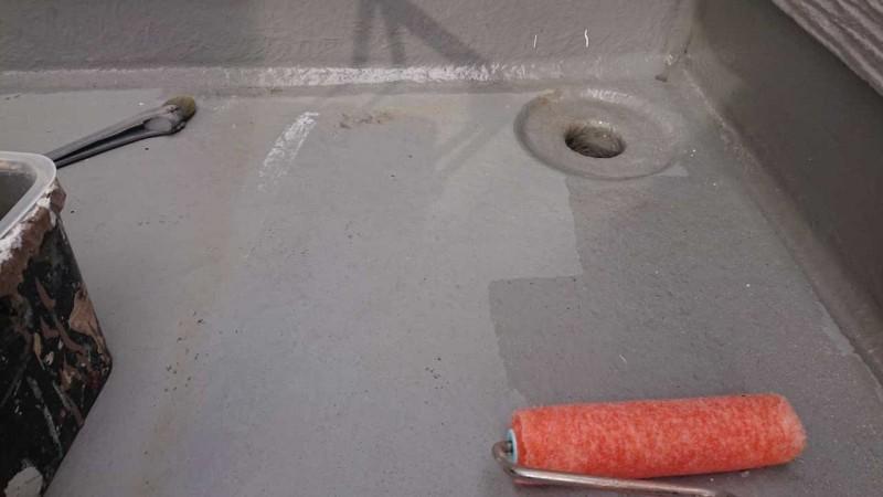 【防水工事】プライマー塗布