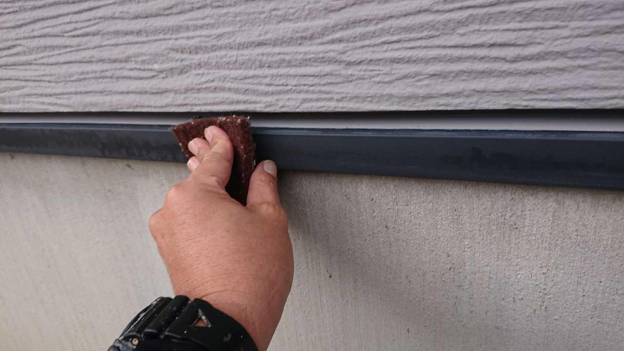 【水切り塗装】ケレン作業