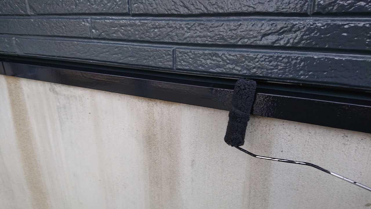 【水切り塗装】上塗り