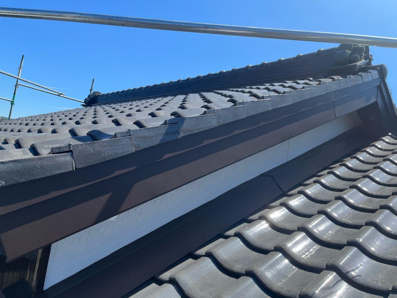 【破風・鼻隠し板金工事】完了