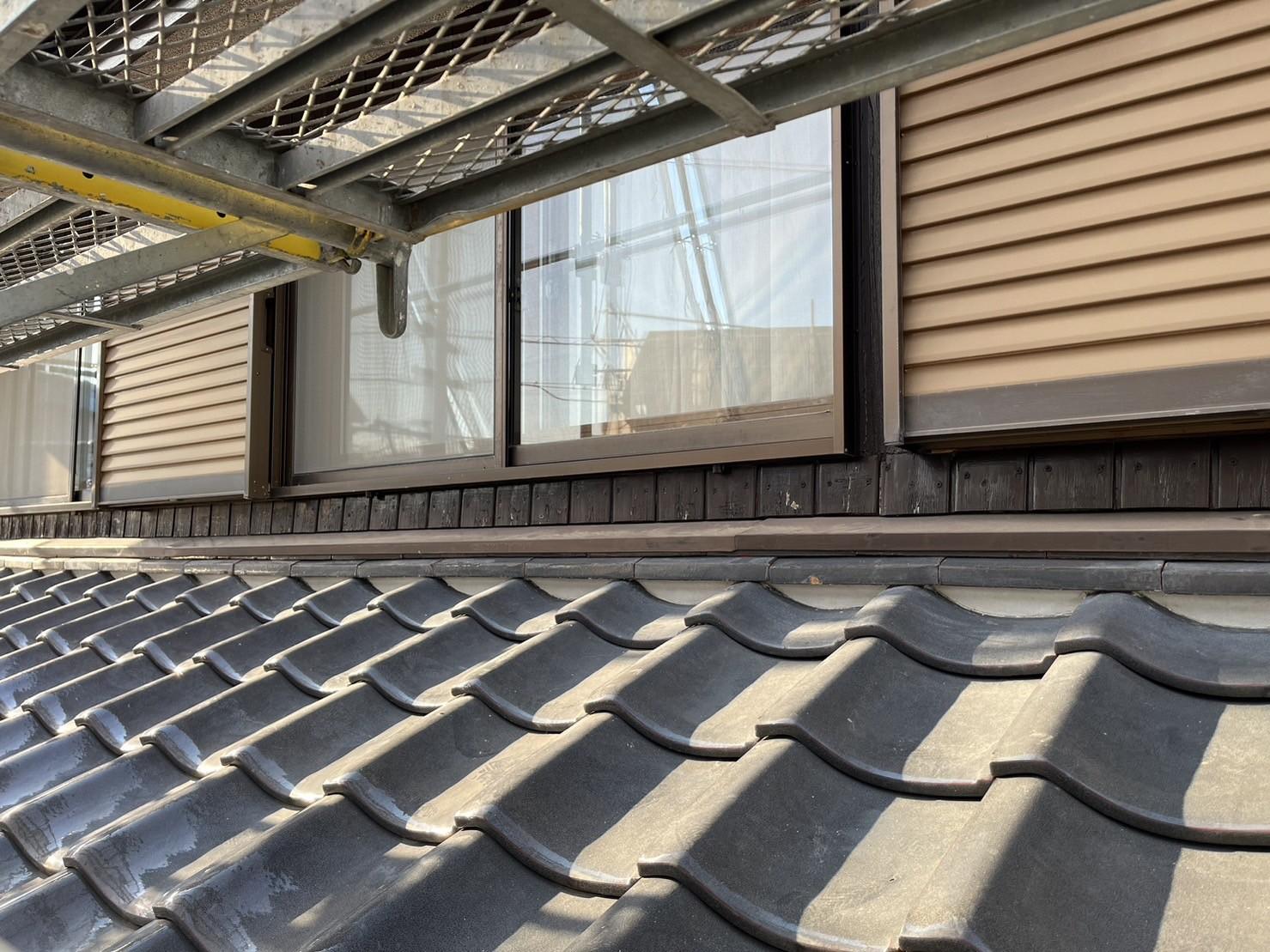 【漆喰工事】雀口完了