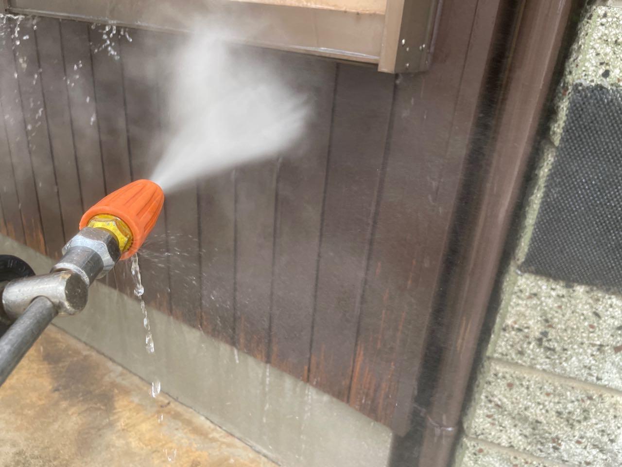 【外壁洗浄】バイオ洗剤塗布