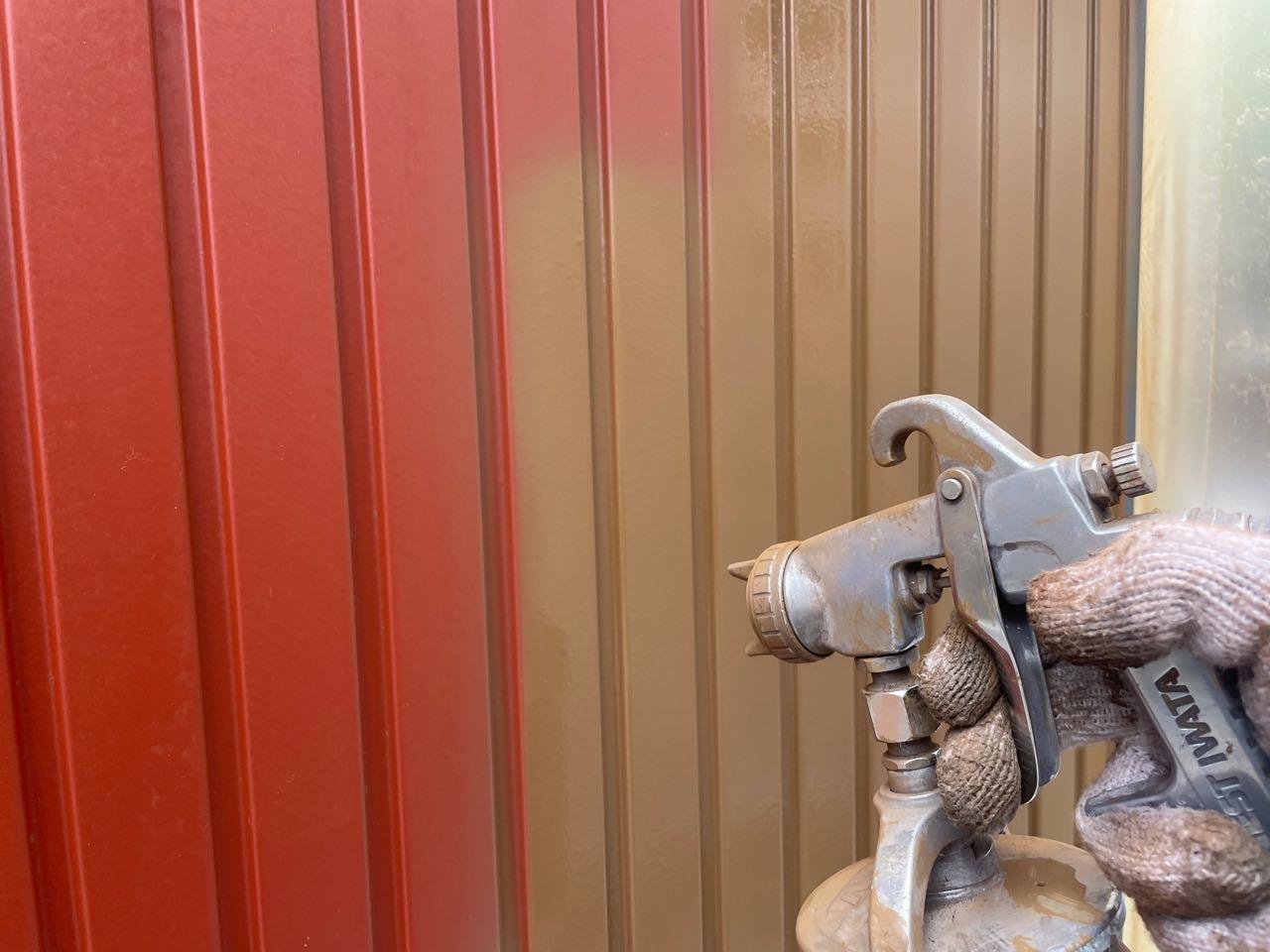 【雨戸塗装】下塗り