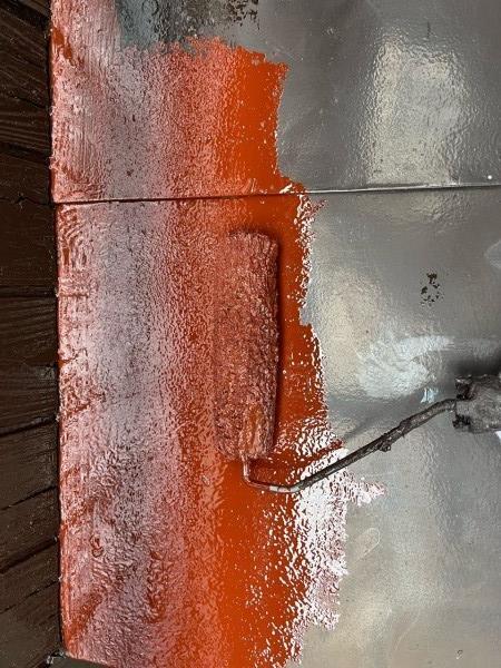 【庇塗装】下塗り