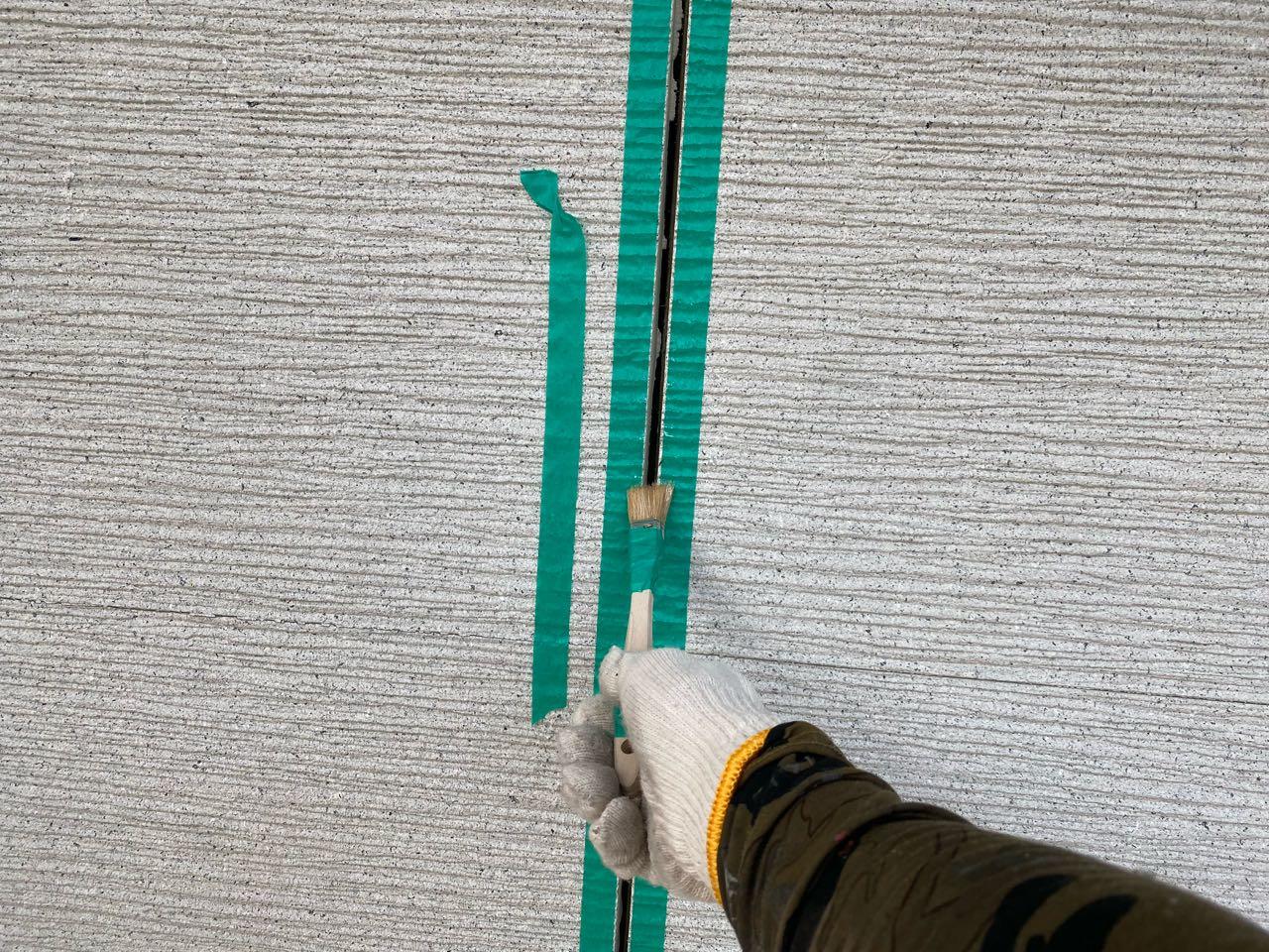 【シーリング工事】プライマー処理