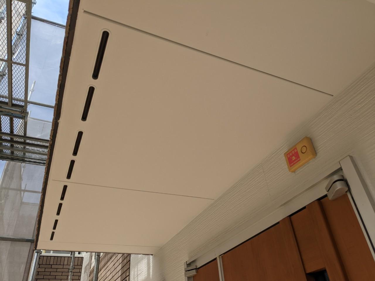 【軒天塗装】完了