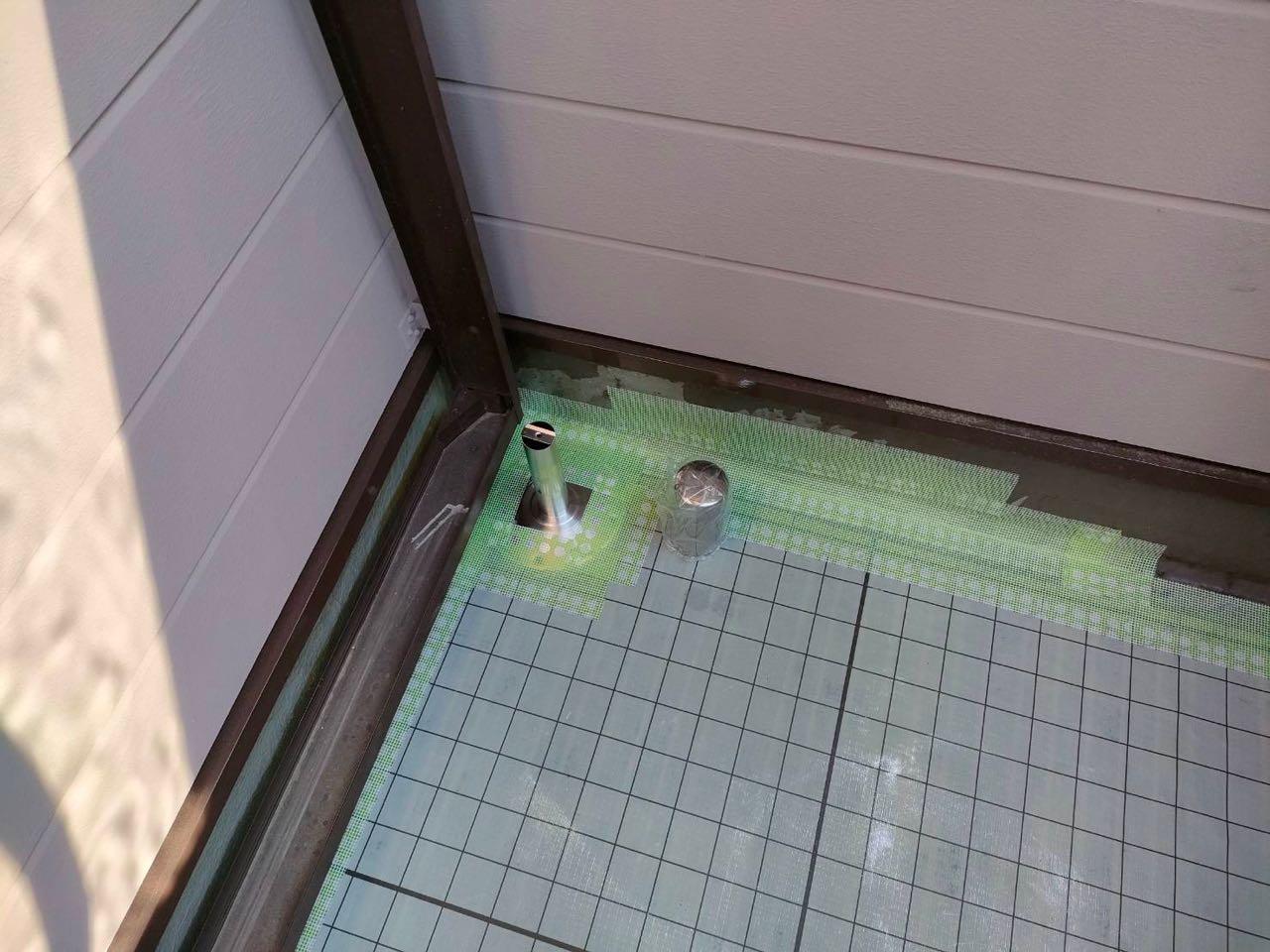 【防水工事】脱気筒取付