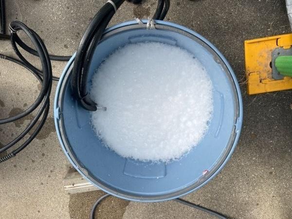 【バイオ洗剤準備】洗浄液攪拌