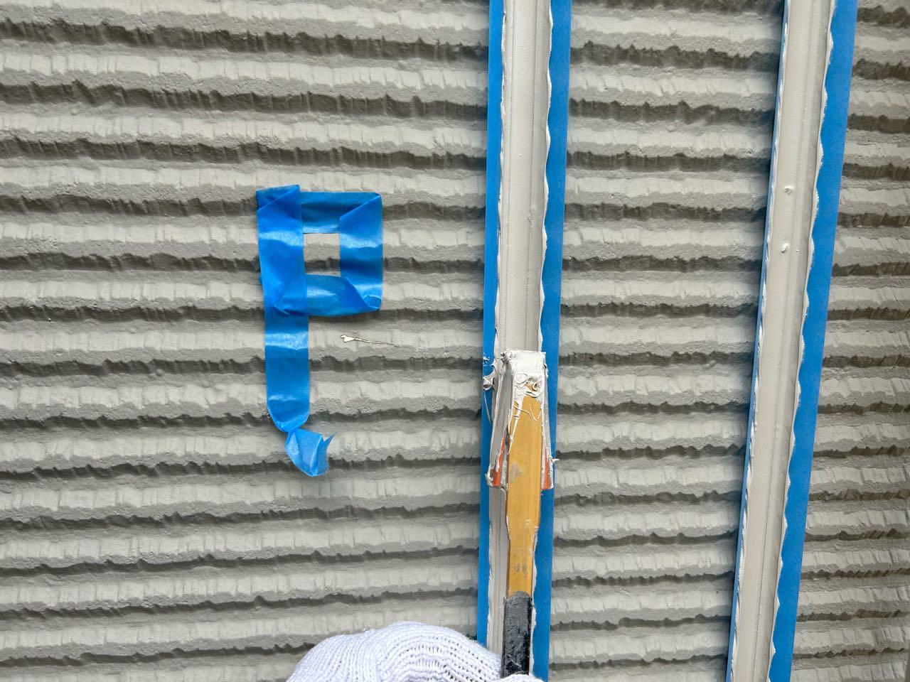 【シーリング工事】ヘラ押さえ