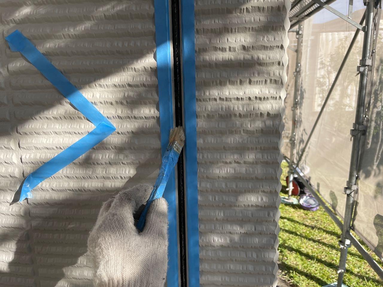 【シーリング工事】プライマー処理