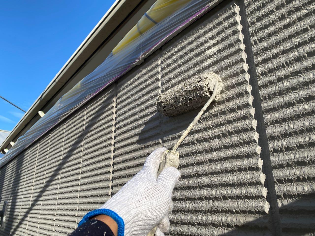 【外壁塗装1】上塗り