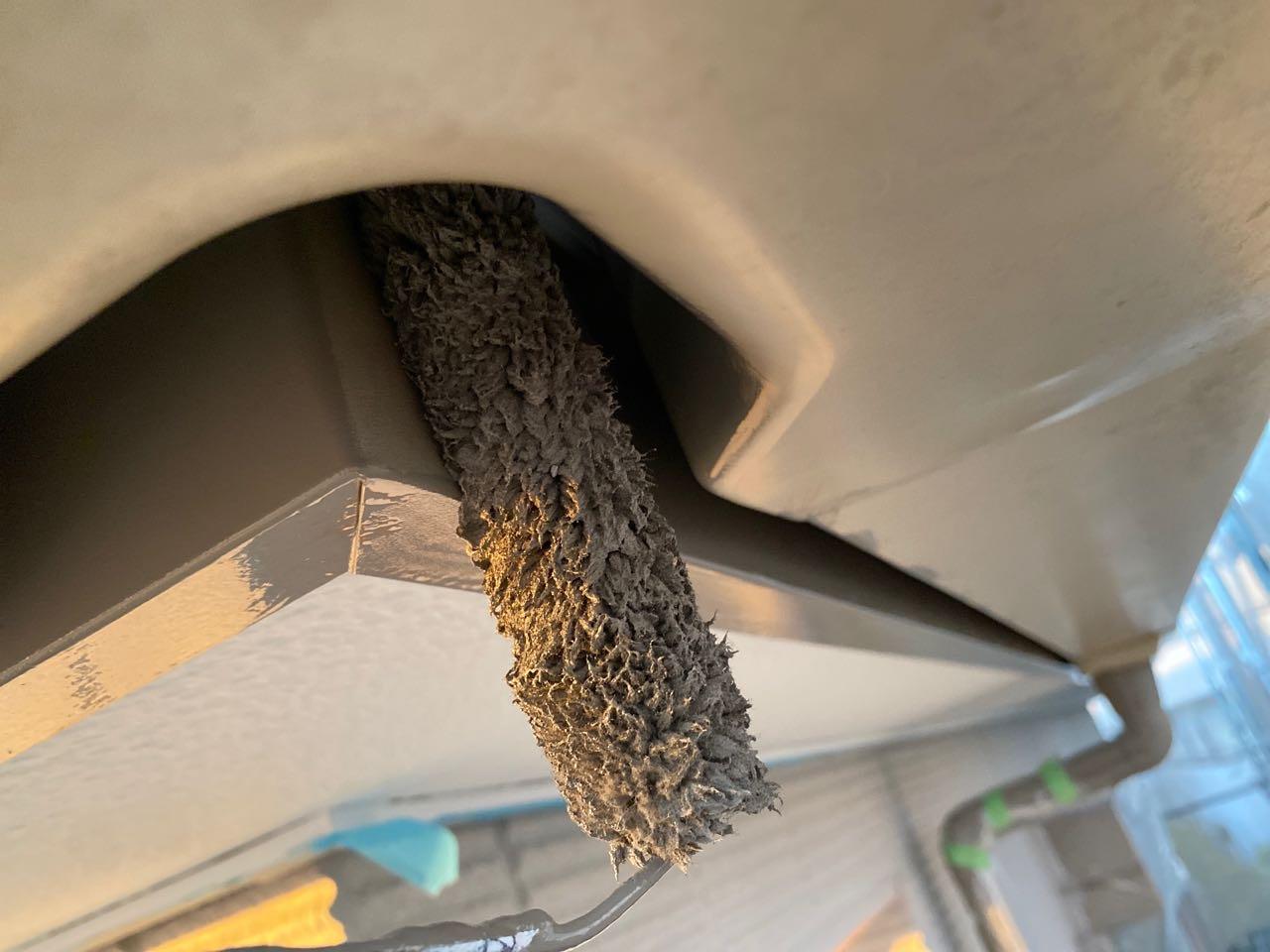 【破風・鼻隠し塗装】下塗り