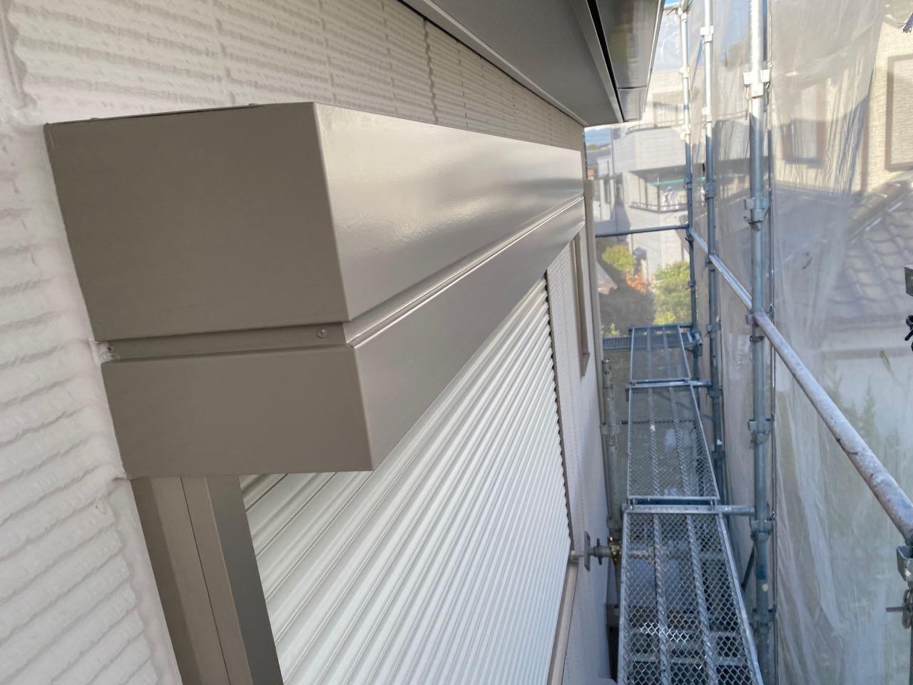 【シャッターボックス塗装】完了