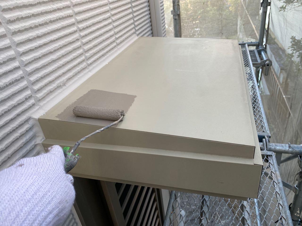 【庇塗装】下塗り