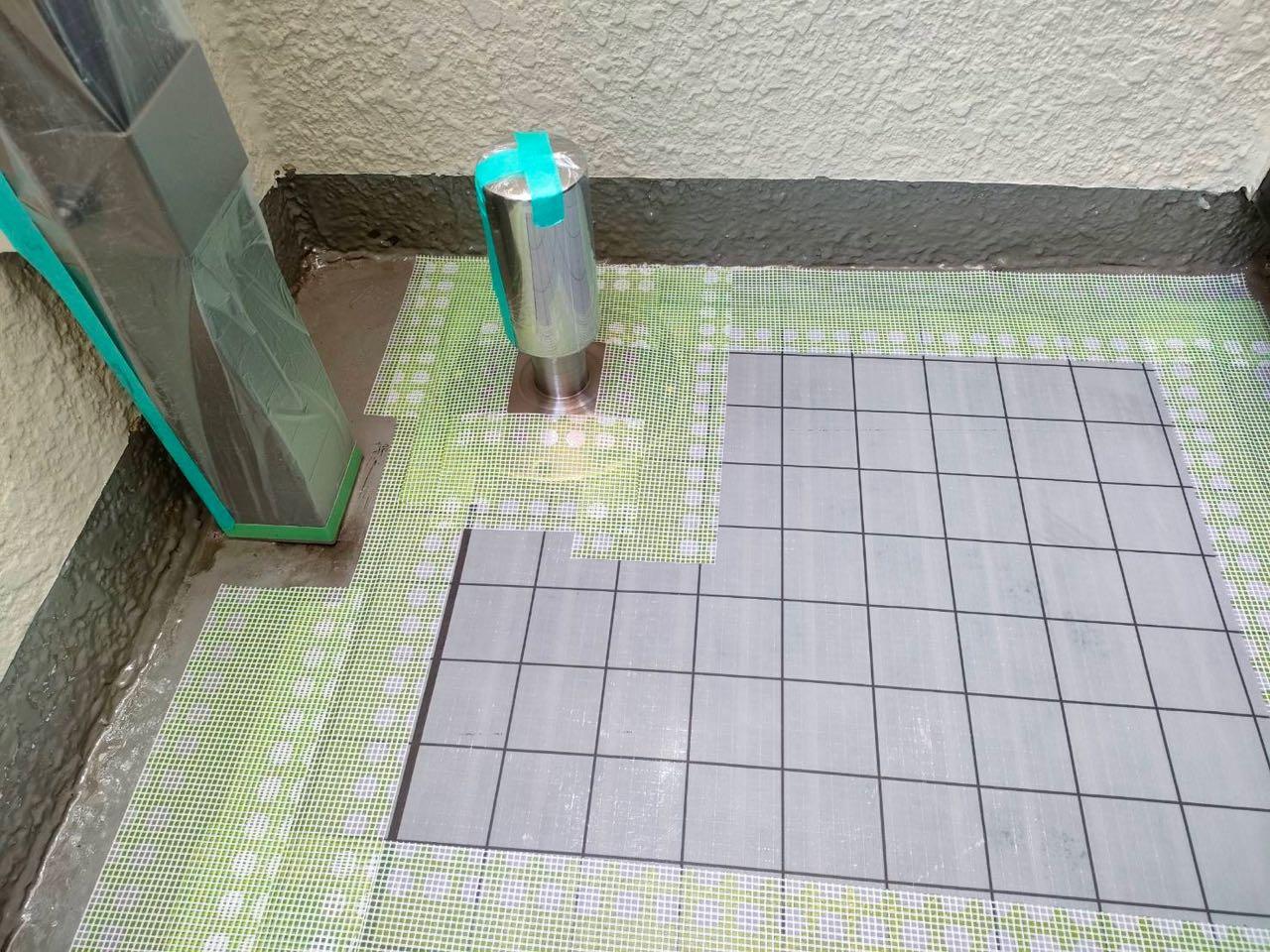 【防水工事】脱気筒取付