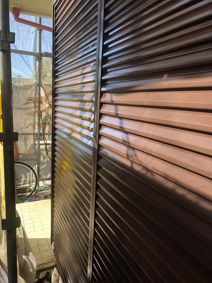 【雨戸塗装】完了