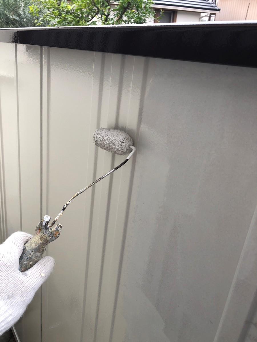 【スリムダクト塗装】下塗り