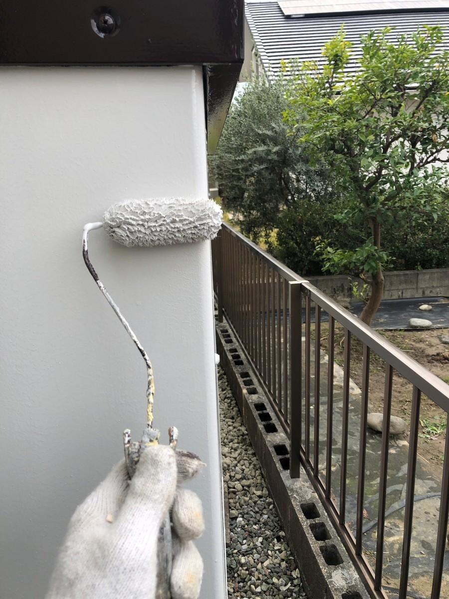 【スリムダクト塗装】上塗り